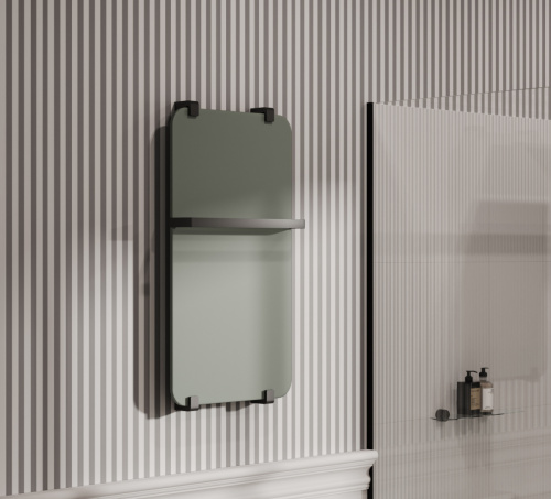 Полотенцесушитель электрический Allen Brau Infinity 00305018 45х80 черный - фото 2